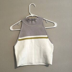 Aritzia Babaton Mockneck Ribbed Tank